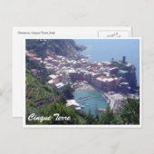Carte Postale cinque terre vernazza (Devant / Derrière)
