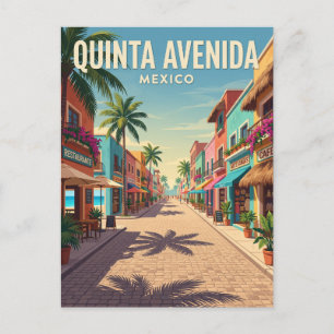 Carte Postale Cinquième Avenue Mexico
