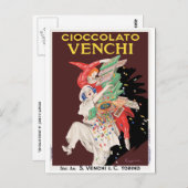 Carte postale : Cioccolato - Chocolates (Devant / Derrière)