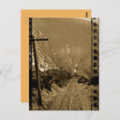 Carte Postale Circa 1910 Sepia Railroad Tracks West (Devant / Derrière)