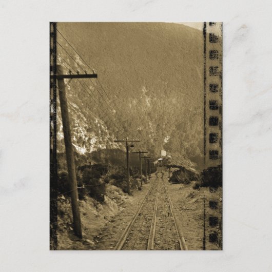Carte Postale Circa 1910 Sepia Railroad Tracks West (Devant)