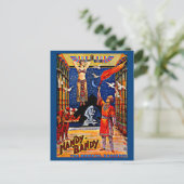 Carte Postale circa 1920 Handy-Bandy magician poster (Debout devant)