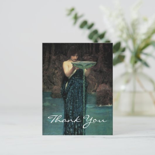 Carte Postale Circe Invidiosa de Waterhouse (Debout devant)