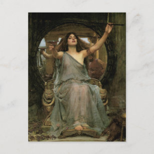 Carte Postale Circe Offering the Cup to Ulysses by JW Waterhouse