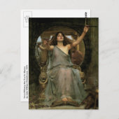 Carte Postale Circe Offering the Cup to Ulysses par JW Waterhous (Devant / Derrière)