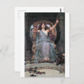 Carte Postale Circe Offrant la Coupe à Odysseus, Waterhouse (Devant / Derrière)