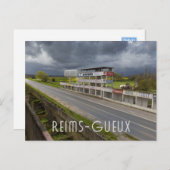 Carte Postale Circuit automobile de Reims-Gueux, France (Devant / Derrière)