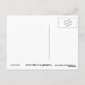 Carte postale Circuit B&W 2 "Your Text" (Dos)