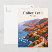 Carte Postale Circuit Cabot Canada (Devant / Derrière)