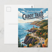 Carte Postale Circuit Cabot Canada (Devant / Derrière)