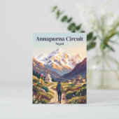 Carte Postale Circuit d'Annapurna Népal (Debout devant)