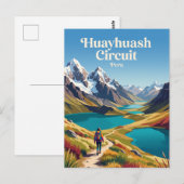 Carte Postale Circuit de Huayhuash Pérou (Devant / Derrière)