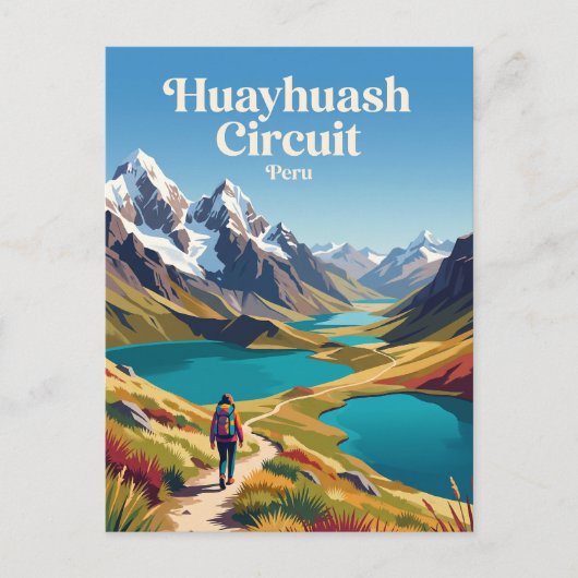 Carte Postale Circuit de Huayhuash Pérou (Devant)