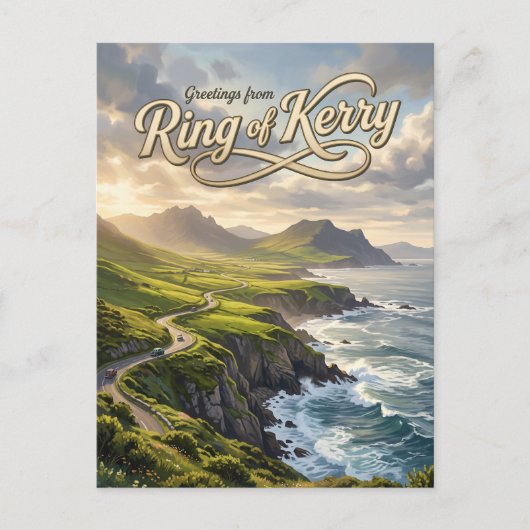 Carte Postale Circuit de Kerry Irlande (Devant)