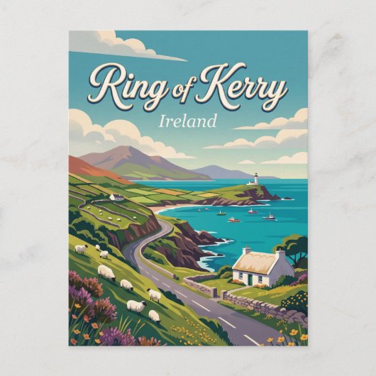 Carte Postale Circuit de Kerry Irlande (Devant)