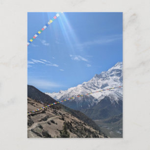 Carte Postale Circuit de trekking Annapurna dans le centre du Né