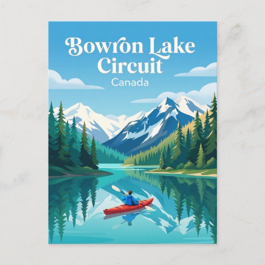 Carte Postale Circuit du lac Bowron Canada (Devant)