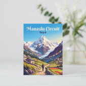 Carte Postale Circuit du Manaslu Népal (Debout devant)