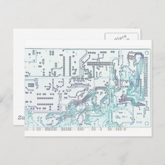 Carte Postale circuit électronique (Devant / Derrière)