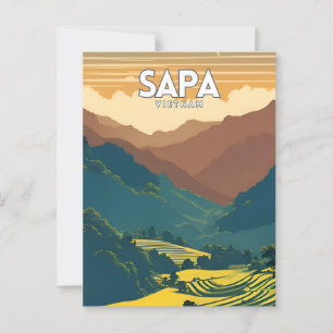 Carte Postale Circuit Sapa Vietnam Travel
