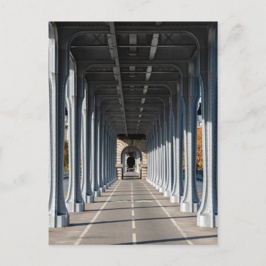 Carte Postale Circuit sur le pont Bir-Hakeim - Paris, France (Devant)