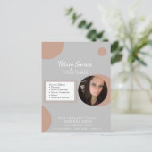 Carte Postale Circulaire de photos du service public géométrique (Debout devant)