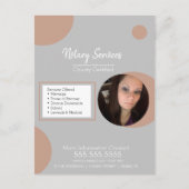 Carte Postale Circulaire de photos du service public géométrique (Devant)