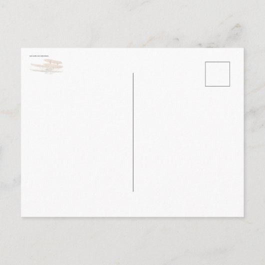 Carte Postale Circulaire militaire Wright 1909 (Dos)