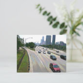 Carte Postale Circulation à Chicago dans Sandstone (Debout devant)