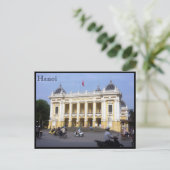 Carte Postale circulation opéra de hanoi (Debout devant)
