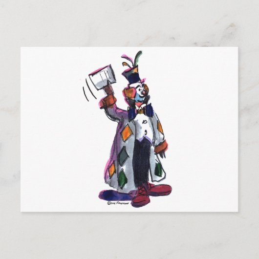 Carte Postale ciRcUs cLoWn (Devant)