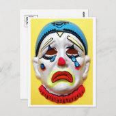 Carte postale Circus Clown (Devant / Derrière)