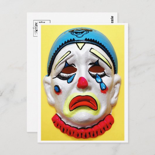 Carte postale Circus Clown (Devant / Derrière)