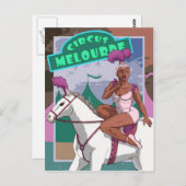 Carte postale Circus Trick Rider (Devant / Derrière)