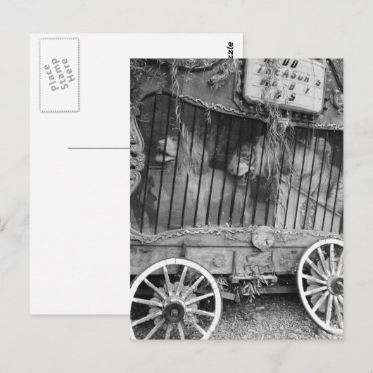 Carte Postale Circus Wagon (Devant / Derrière)
