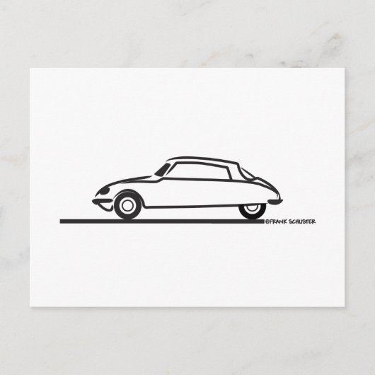 Carte Postale Ciroen DS 21 Pallas (Devant)