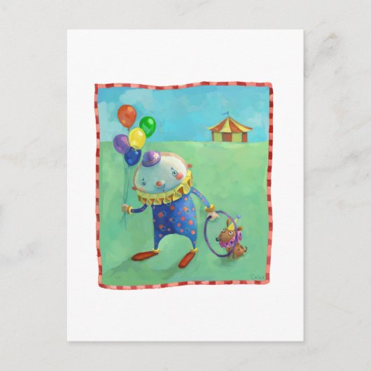 Carte Postale cirque (Devant)