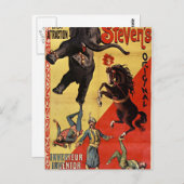 carte postale cirque antique (Devant / Derrière)