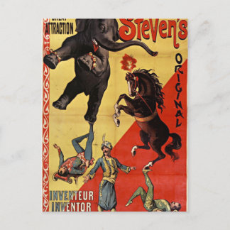 carte postale cirque antique