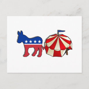 Carte Postale Cirque de l'âne démocrate