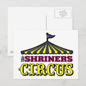 Carte Postale Cirque de Shriners (Devant / Derrière)