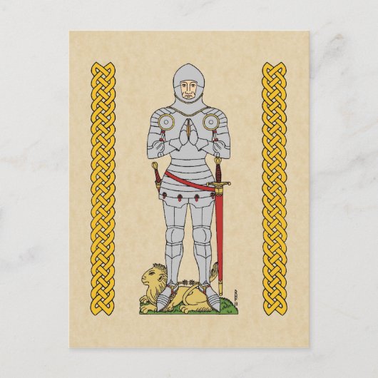 Carte Postale Cirque du Chevalier Médiéval Anglais 1430 (Devant)