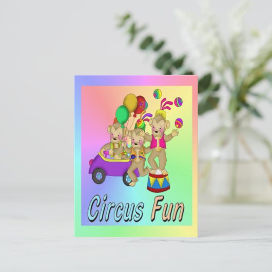 Carte Postale Cirque Fun (Debout devant)