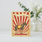 Carte Postale Cirque personnalisable (Debout devant)