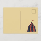 Carte Postale Cirque personnalisable (Dos)