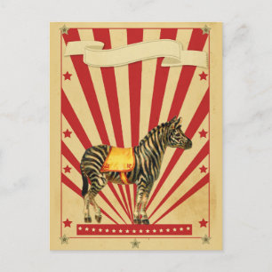 Carte Postale Cirque personnalisable