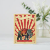 Carte Postale Cirque personnalisé (Debout devant)
