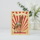 Carte Postale Cirque personnalisé (Debout devant)