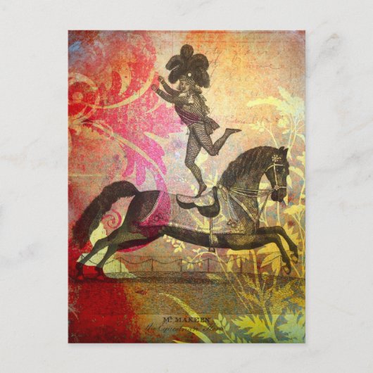 Carte Postale Cirque vintage (Devant)