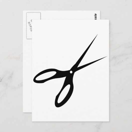 Carte Postale Ciseaux ciseaux - Décideur (Devant / Derrière)